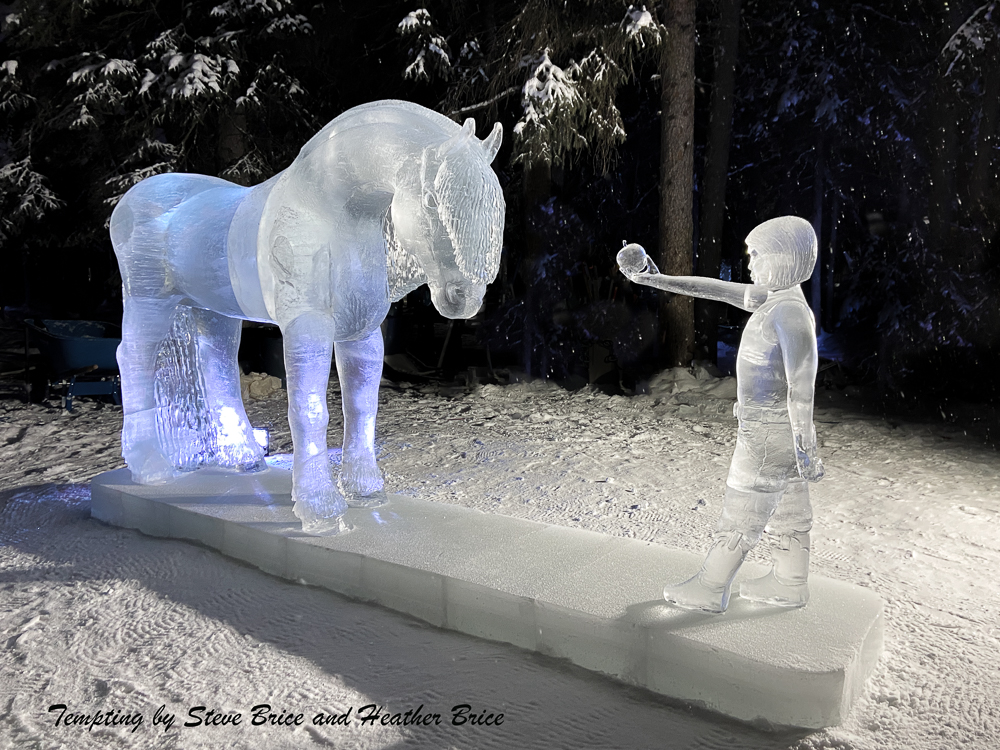 2021 World Ice Art Championships Fairbanks Ice Park