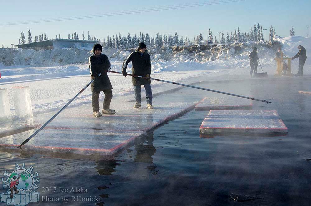 2021 World Ice Art Championships Fairbanks Ice Park